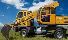 Компания Badger Equipment выпустила новый экскаватор с телескопической стрелой 470TM