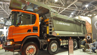Российская премьера. Scania презентовала новый тяжелый самосвал