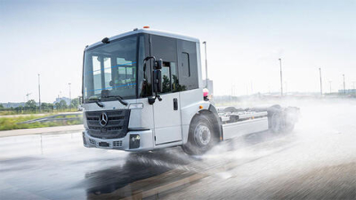 Начались испытания электромусоровоза eConic от Mercedes-Benz