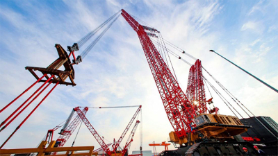 Новый 4 500-тонный гусеничный кран Sany установил мировой рекорд