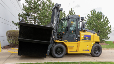 Для больших нагрузок. Новая серия вилочных погрузчиков Komatsu FH100-160-1