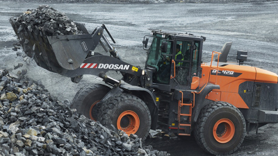 «Полностью новые под полную нагрузку» — новые колёсные погрузчики Hyundai Doosan Infracore серии 7M