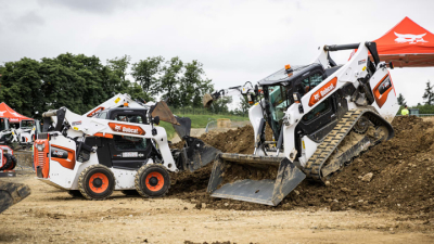 Компания Bobcat на Bauma 2022: электропривод, прозрачный дисплей и не только
