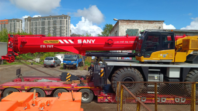 В России начались продажи короткобазных кранов Palfinger SANY серии Т