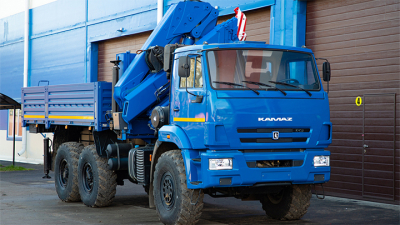 Новинка Клинцовского автокранового завода — кран-манипулятор КМА-20-5К