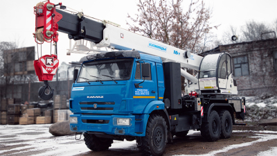 Под брендом «Клинцы» выпущены новые автокраны, работающие на метане