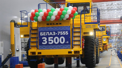 С конвейера БЕЛАЗа сошёл 3 500-й самосвал грузоподъёмностью 55 тонн