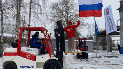Российские вилочные погрузчики оснастили дополнительным устройством для снижения уровня выброса выхлопных газов