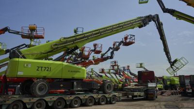 В России появился 72-метровый телескопический подъёмник Zoomlion ZT72J