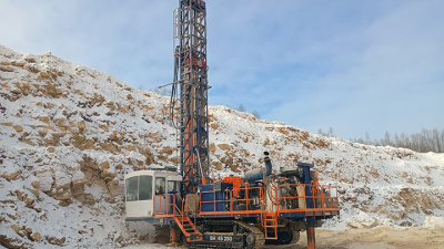 Станок буровой шарошечный (СБШ) BH 45 250 в эксплуатации