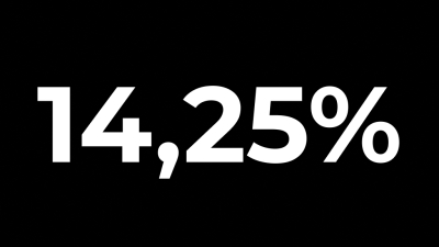 Ключевая ставка снижена до 14,25%