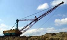 На "МинТех-2006" Новокраматорский машзавод представил экскаваторы драглайны ЭШ-11/70 собственного производства